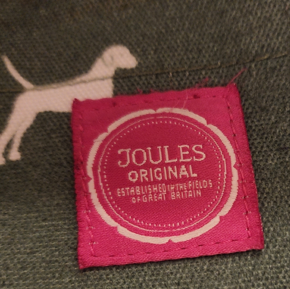 Joules Green Dog Print Tote Bag - Picture 8 of 8